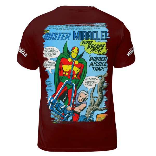 Mister Miracle #1 (1971) “Murder Missile Trap!” T-Shirt | Fourth World Escape Drop