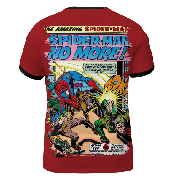 AOP T Shirt Mockup 2000 - b Spider-Man No More – Amazing Spider-Man #50 T-Shirt | Legacy, Loss & Rebirth