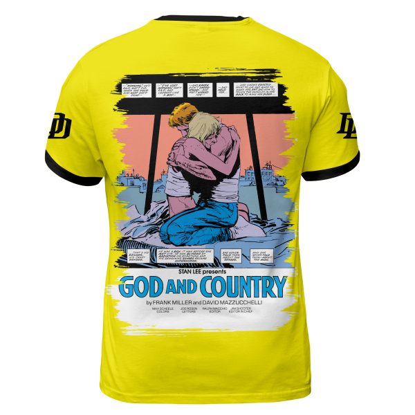 Daredevil #232 “God and Country” T-Shirt  Nuke’s First Strike – Born Again Limited Drop
