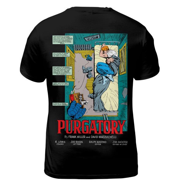 Daredevil #228 “Purgatory” T-Shirt  Kingpin’s Firebomb Drop – Born Again Collector’s Release