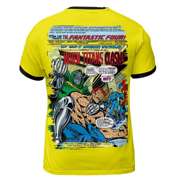Fantastic Four #200 “When Titans Clash!” T-Shirt  Doom vs. Richards – Legacy Drop for MCU’s First Family Fans