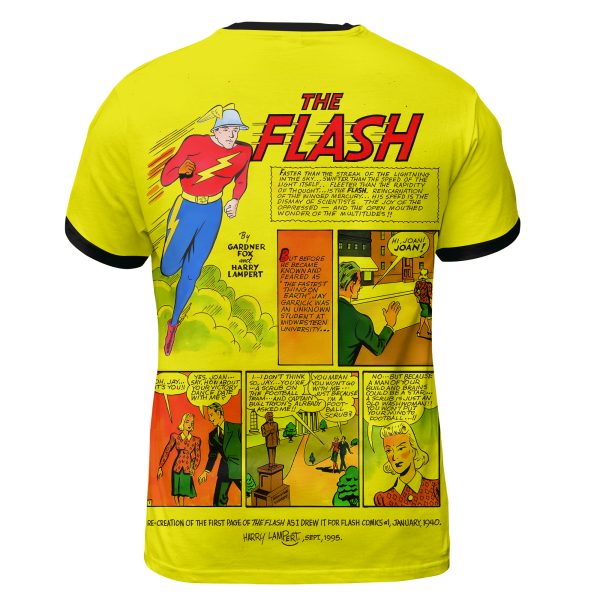The Flash #1 (1987) – Speed Force Legacy T-Shirt | Barry Allen’s Solo Era Begins!