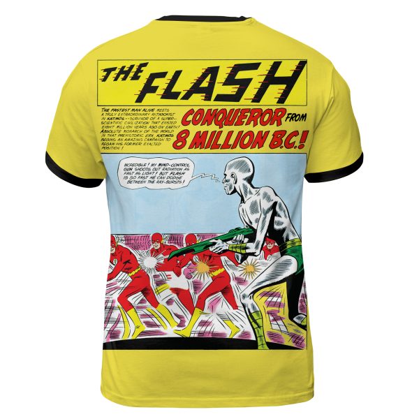 The Flash #105 (1959) “Master of Mirrors” T-Shirt  Legacy Speed Drop – First Solo Flash Issue!