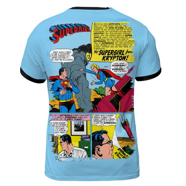 Action Comics #252 (1959) T-Shirt  First Flight of Supergirl – Kryptonian Legacy Drop