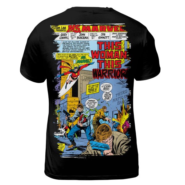 Ms. Marvel #1 (1977) T-Shirt  Kree-Powered Origins – Carol Danvers Legacy Drop