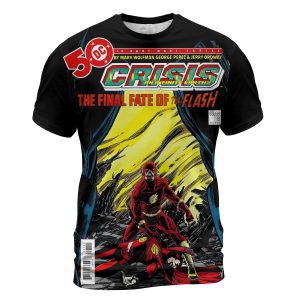 Crisis on Infinite Earths #8 “Final Fate of The Flash” T-Shirt  Multiverse Sacrifice Edition – Limited Legacy Drop