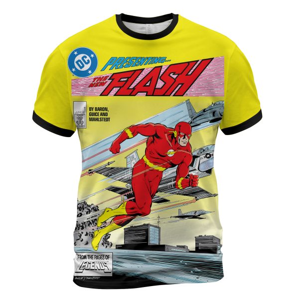 The Flash #1 (1987) “Wally West Reborn” T-Shirt  Speed Legacy Drop – First Solo Run Edition
