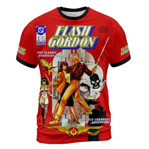 Flash Gordon #1 (1988) “Into the Maelstrom” T-Shirt  DC Cosmic Hero Revival – Limited Retro Drop