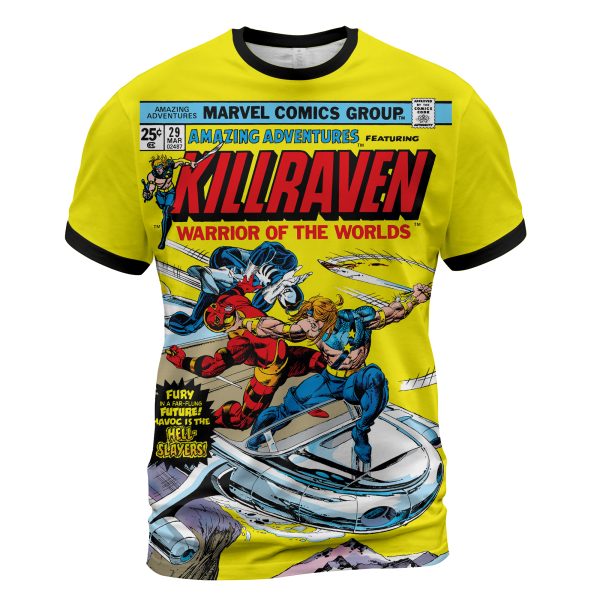 Killraven vs. Death-Birth T-Shirt | Amazing Adventures #29 Tribute – Martian Rebellion Drop