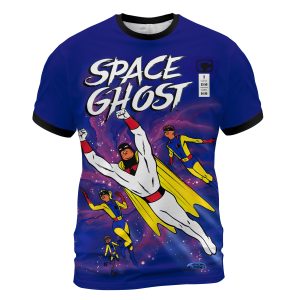Space Ghost #1 “The Sinister Spectre” T-Shirt | Retro Cosmic Justice – Hanna-Barbera Legacy Drop