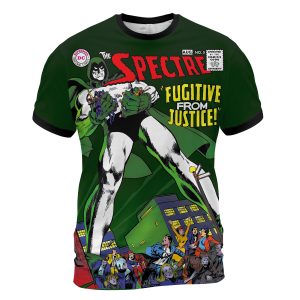 The Spectre #5 “Fugitive from Justice!” T-Shirt | Silver Age Vengeance – DC Dark Legacy Drop
