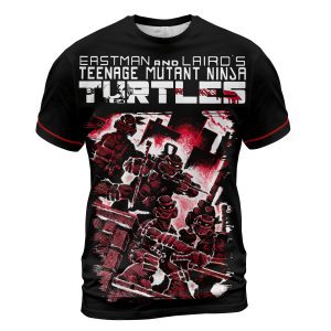 AOP T Shirt Mockup 2000 - copia Teenage Mutant Ninja Turtles #1 (1984) “Eastman & Laird Origins” T-Shirt | Limited Sewer Legends Drop