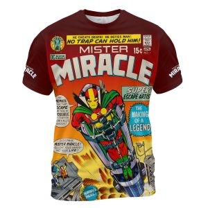 Mister Miracle #1 (1971) “Murder Missile Trap!” T-Shirt | Fourth World Escape Drop