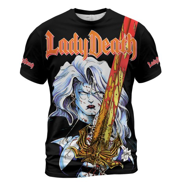 Lady Death #1 (1994) “Twilight of Innocence” T-Shirt | Chaos! Comics Legacy Drop – Limited Hellborn Edition