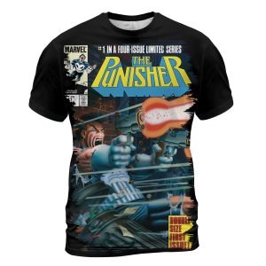 The Punisher #1 (1986) – War Journal Origins T-Shirt | Frank Castle’s Solo Crusade Begins