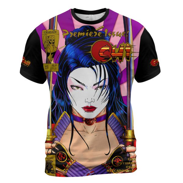 Shi #1 (1994) “Way of the Warrior” T-Shirt | Billy Tucci Tribute Drop – Limited Samurai Noir Edition