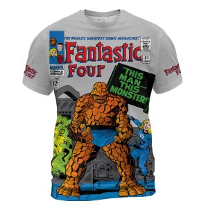 Fantastic Four #51 “This Man… This Monster!” T-Shirt | Multiverse Legacy Drop – Limited Ben Grimm Redemption Edition