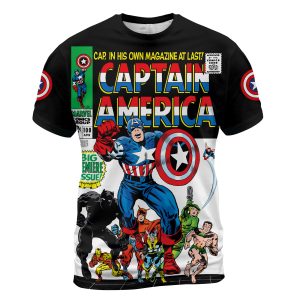 Captain America #100 – Sentinel of Liberty T-Shirt | The Birth of a Solo Icon