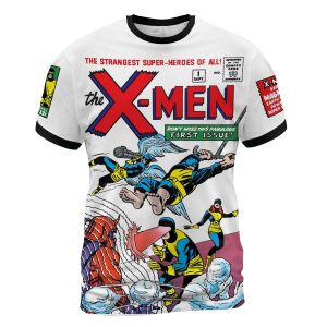 X-Men #1 (1963): Limited Edition T-Shirt – Unite with Marvel’s Original Mutant Team in Vintage Comic Glory!