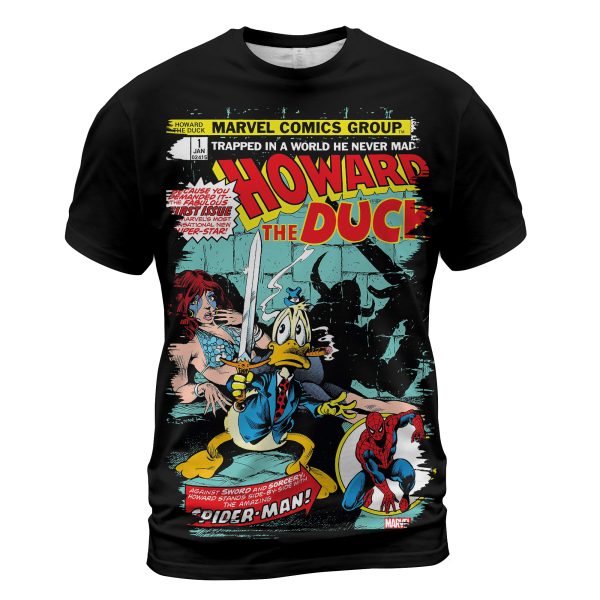 Howard the Duck #1 – Quack Attack T-Shirt | 1976’s Weirdest Hero Returns!
