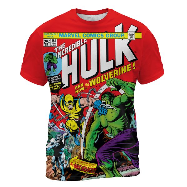 Hulk vs. Wolverine – First Clash T-Shirt | The Birth of a Legend