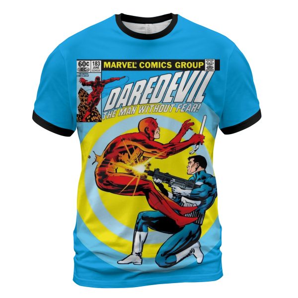 Daredevil #183 T-Shirt | Justice vs Vengeance: Daredevil vs Punisher