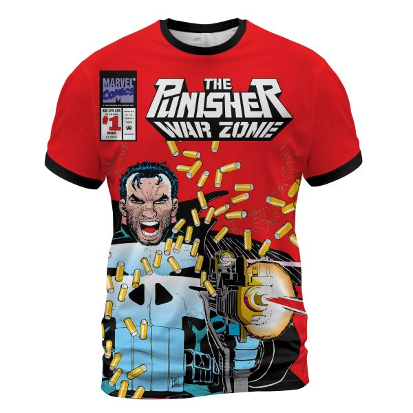 Punisher War Zone #1 T-Shirt  Lock & Load with Frank Castle’s 1992 Rampage