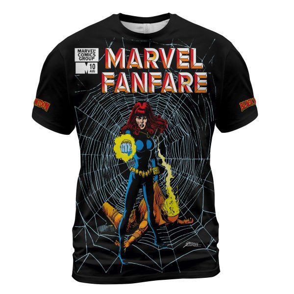 Black Widow: Marvel Fanfare #10 T-Shirt  Web of Intrigue Collector’s Edition
