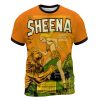 AOP T Shirt Mockup 2000 - copia Sheena Queen of the Jungle #1 (1942) T-Shirt Golden Age Wild Icon – Jungle Justice Drop