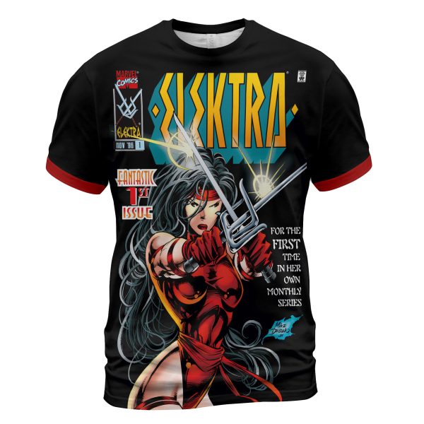 Elektra #1 (1996) T-Shirt  Resurrection & Revenge – Deodato Assassin Drop