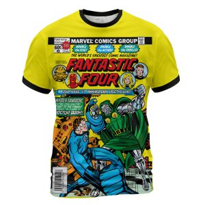 Fantastic Four #200 “When Titans Clash!” T-Shirt  Doom vs. Richards – Legacy Drop for MCU’s First Family Fans