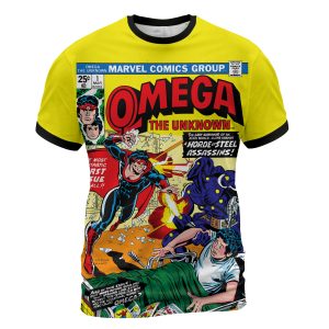 Omega the Unknown #1 (1976) T-Shirt  Dual Identity Drop – Marvel’s Forgotten Power Returns