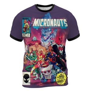Micronauts #59 (1984) “Homeworld Farewell” T-Shirt  Final Issue Tribute – Quantum Legacy Drop