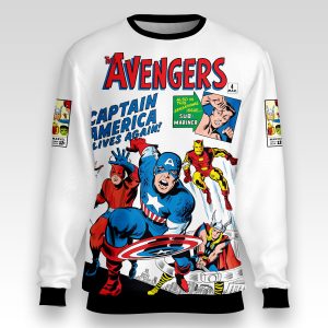Avengers #4 Sweatshirt – Return of Captain America Edition | Marvel Legacy Drop