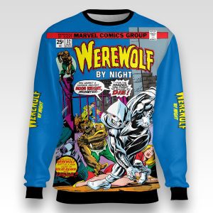 Werewolf by Night #32 Sweatshirt – Moon Knight Origin Drop | Marvel Horror Legacy Edition