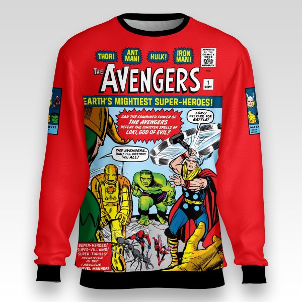 Mockup-1 copia The Avengers #1 Sweatshirt – Founders Unite Edition, Marvel Legacy Drop