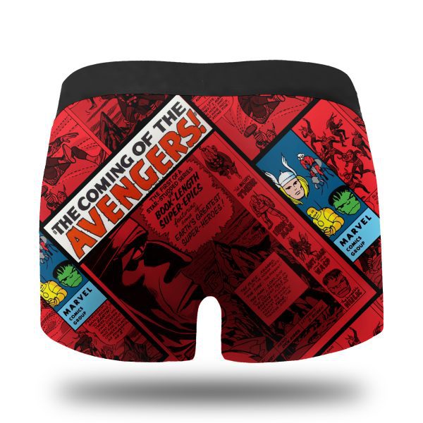 Avengers #1 Boxer Briefs – Limited Edition Marvel Underwear | Retro Superhero Team Tribute