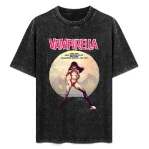 Vampirella #1 (1969) Vintage Wash T-Shirt – Iconic Frank Frazetta Art – Premium Heavyweight Cult Horror Tee