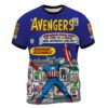 AOP-T-Shirt-Mockup-2000-Avengers (1963) #16- Avengers #16: The Old Order Changeth! – Premium 1963 Vintage Comic Cover T-Shirt