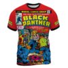 Black Panther #1 (1977): King of Wakanda – Premium Jack Kirby Vintage Comic Cover T-Shirt