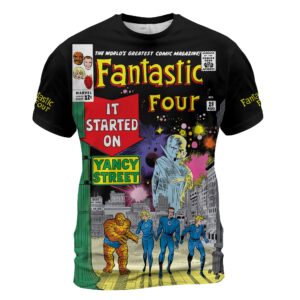 Fantastic Four #29: "It’s a Mad, Mad, Mad, Mad Watcher!" – Premium 1964 Silver Age Comic Cover T-Shirt