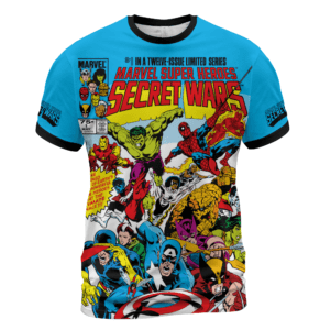 Secret Wars #1: The Ultimate Battle – Premium 1984 Vintage Comic Cover T-Shirt