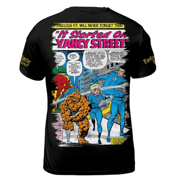 AOP-T-Shirt-Mockup-2000-b-Fantastic Four (1961) #29 Fantastic Four #29: "It’s a Mad, Mad, Mad, Mad Watcher!" – Premium 1964 Silver Age Comic Cover T-Shirt
