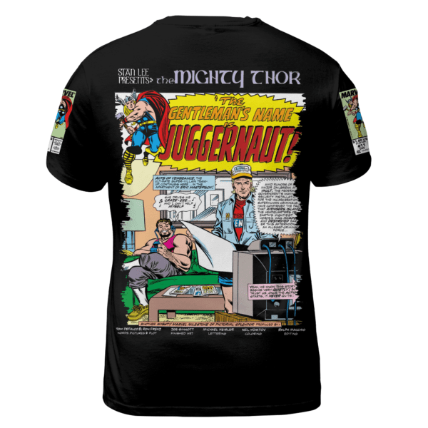 Thor #411: The God of Thunder vs. The Juggernaut – Premium 1989 Vintage Comic Cover T-Shirt