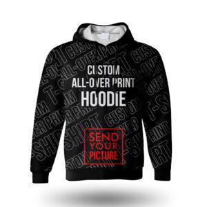 Custom All-Over Print Hoodie | Personalized Unisex Sweatshirt with Your Own Design & Photos
